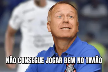 Atacante do Corinthians não repete sucesso no clube