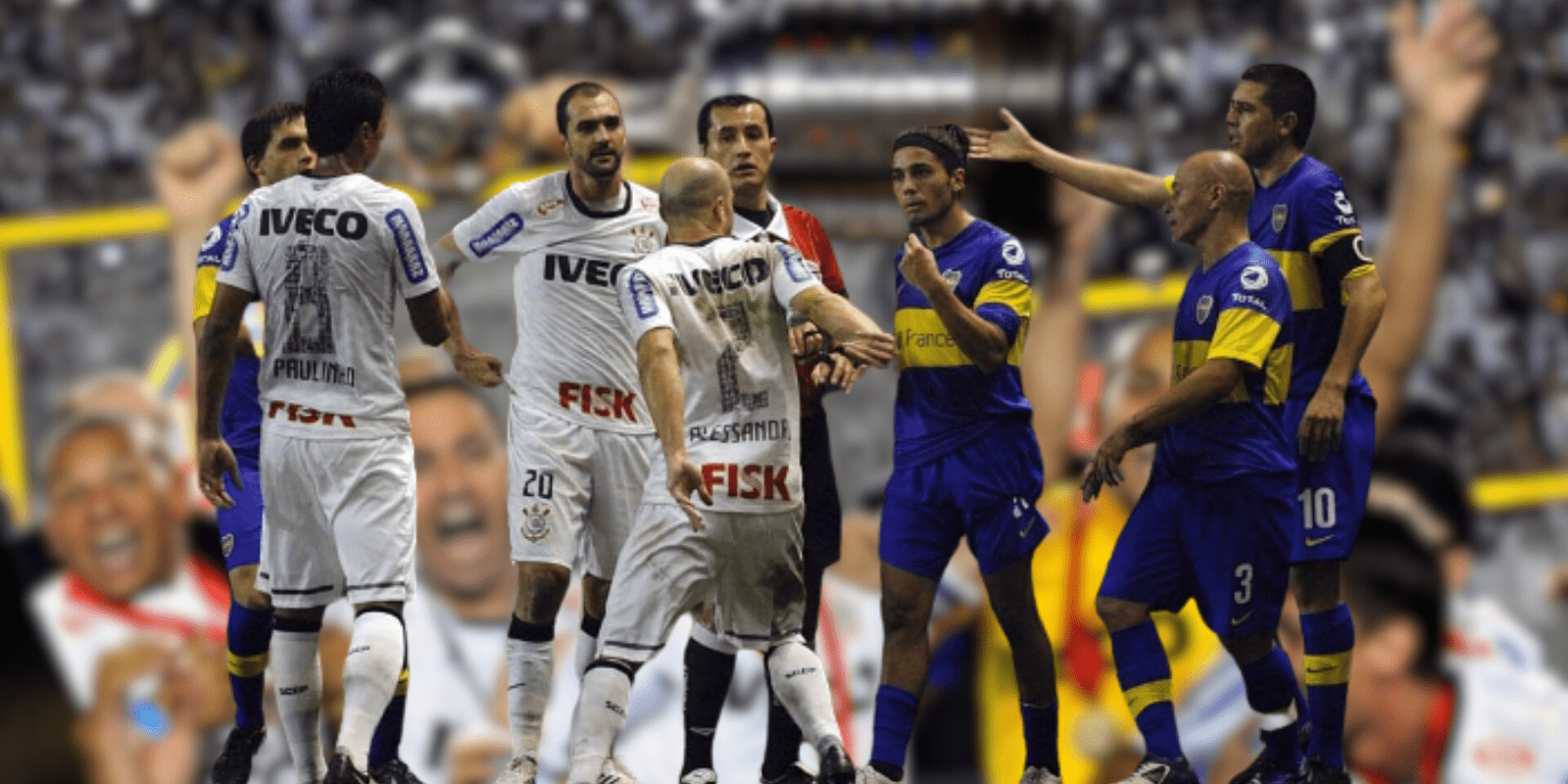 Ex-jogador do Boca Juniors estava na derrota para o Timão e revelou algo sobre isso