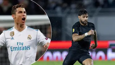 Cristiano Ronaldo e Yuri Alberto