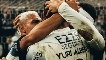 Yuri Alberto, Matheuzinho e Memphis Depay. Foto: Instagram