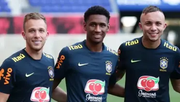 Arthur, Tetê e Cebolinha pela seleção