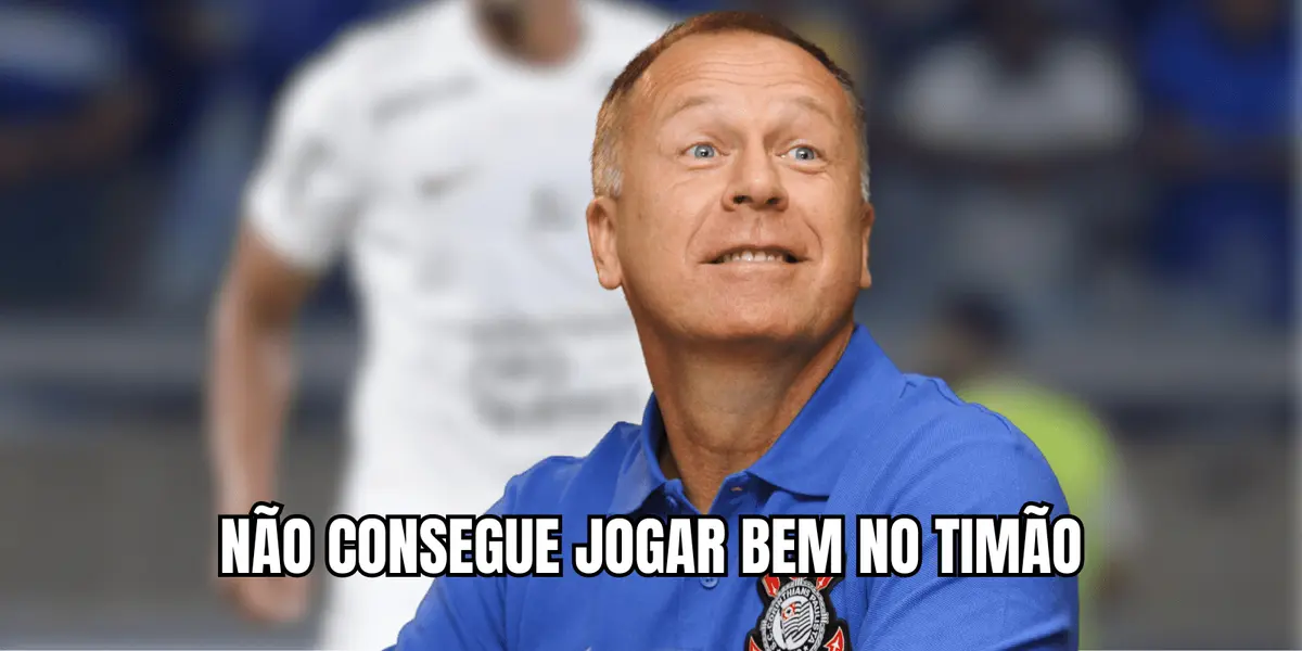 Atacante do Corinthians não repete sucesso no clube