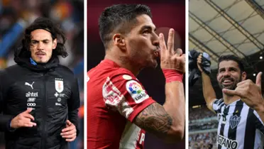 Cavani, Suárez e Diego Costa em destaque