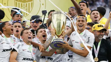 Corinthians comemora conquista da Copinha em 2024