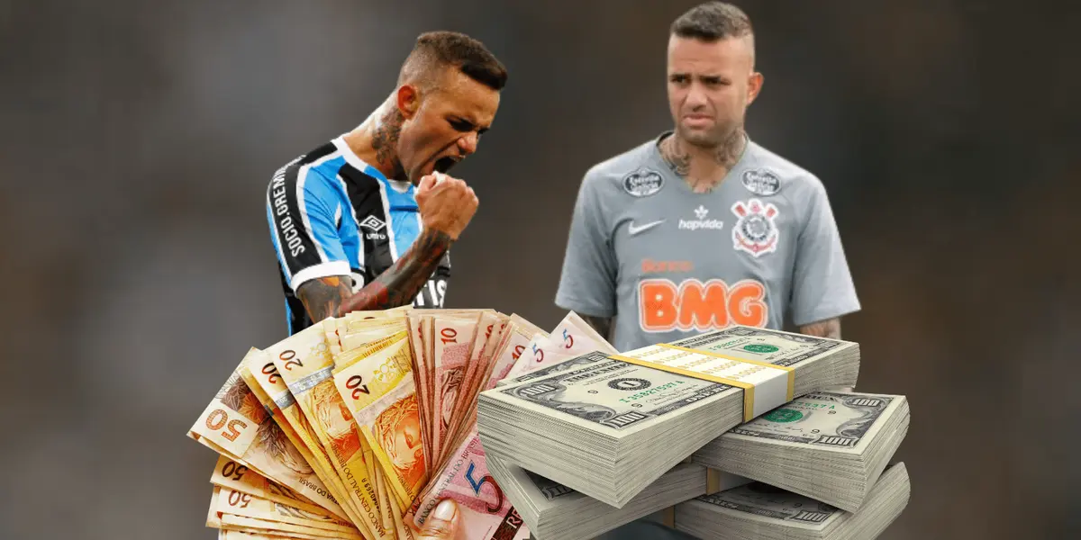 Enquanto no Corinthians ganha como astro, veja o miserável salário que terá Luan no Grêmio, sem bônus 