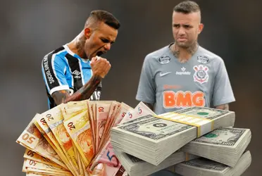 Enquanto no Corinthians ganha como astro, veja o miserável salário que terá Luan no Grêmio, sem bônus 