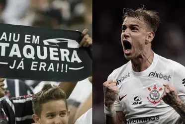 Enquanto Roger Guedes ficou na bronca com a torcida, outro titular apoiou e defendeu a torcida 