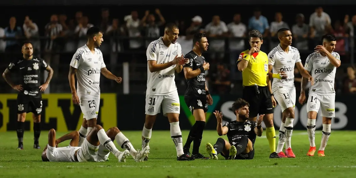 Jogador foi expulso ainda no primeiro tempo da partida contra o Santos 