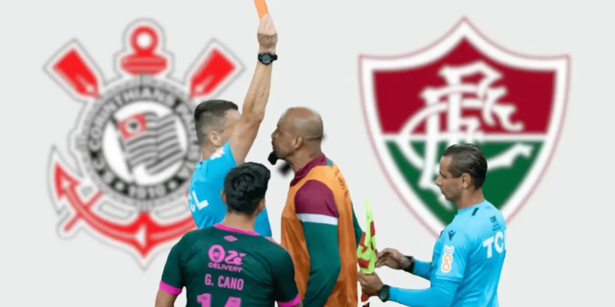 Jogador foi expulso mesmo não estando entre os 11 jogadores do Fluminense em campo