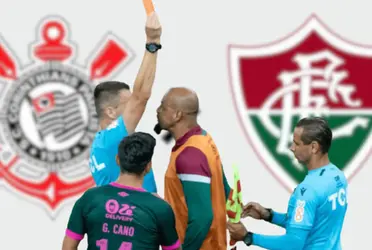 Jogador foi expulso mesmo não estando entre os 11 jogadores do Fluminense em campo