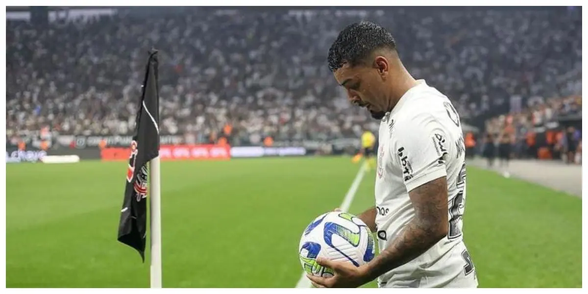 Jogador foi um dos destaques positivos na derrota do Corinthians para o Flamengo no Maracanã