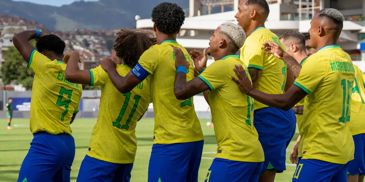 Jogadores da Seleção comemoram