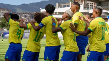 Jogadores da Seleção comemoram