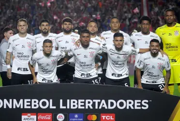 Jogadores do Corinthians pela Libertadores