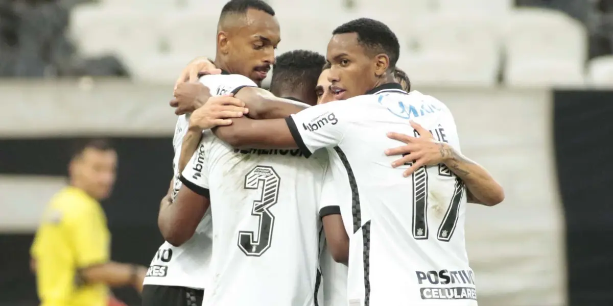 Jogadores do Corinthians reunidos