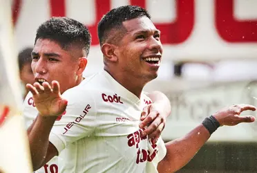 Jogadores do Universitario comemoram