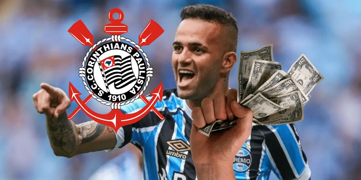 Luan pode estar com dias contados no Corinthians e este será seu novo salário ao voltar ao Grêmio