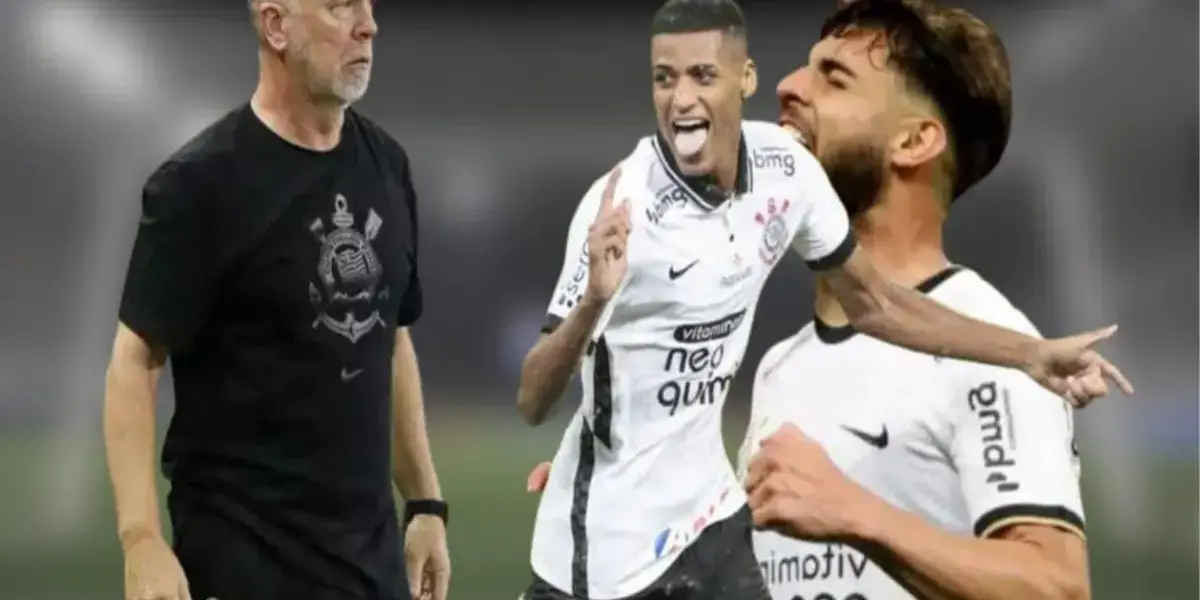 Mano, Varanda e Yuri Alberto pelo Corinthians