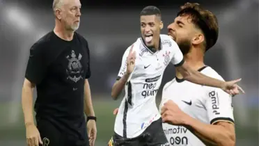 Mano, Varanda e Yuri Alberto pelo Corinthians