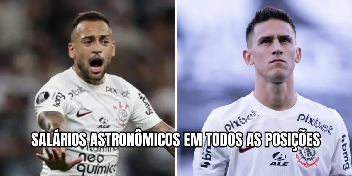 Meio campistas do Timão tem vencimentos que assustam