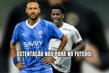 Neymar e Gil ostentam sem parar