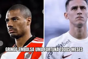 Paraguaio ganha muito dinheiro no Corinthians