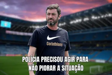 Presidente do  Timão ficou muito irritado com juiz do jogo contra o Grêmio