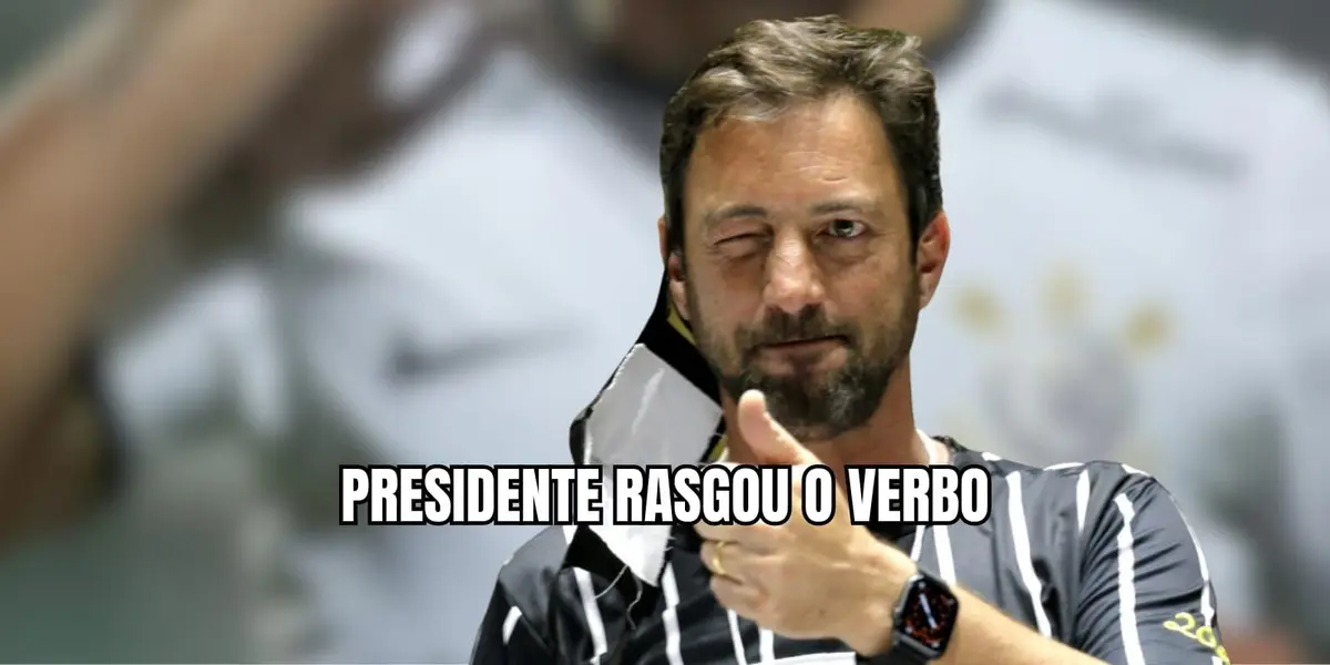 Presidente fez promessas desafiadoras e a torcida gostou