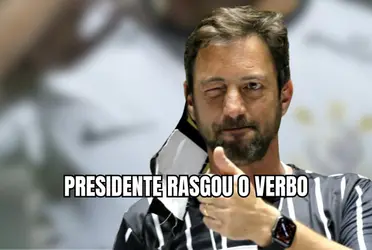 Presidente fez promessas desafiadoras e a torcida gostou