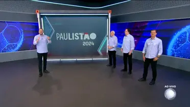 Record durante transmissão do Paulistão 2024