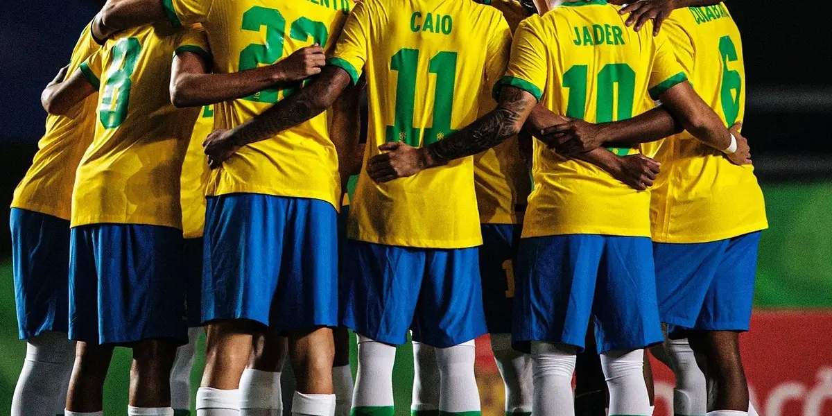 Robert Renan entre os jogadores sub-20 do Brasil nos amistosos diante do Chile