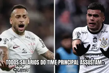 Todos os salários dos principais jogadores do Timão assustam