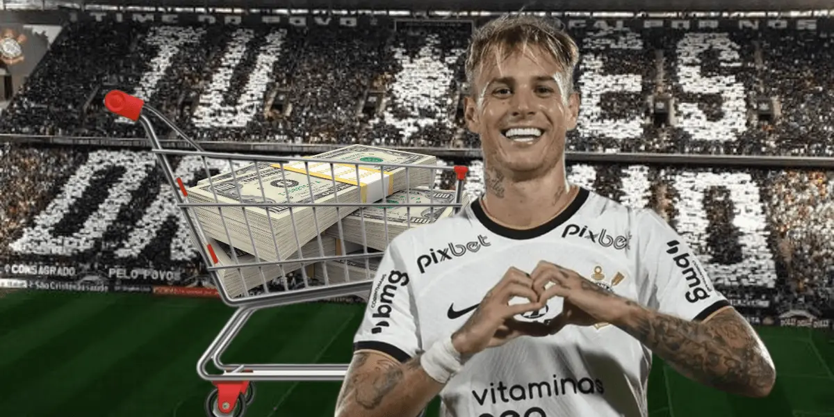 Vestindo a camisa do Corinthians, Roger Guedes manda recado à Fiel Torcida