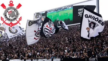 Torcida do Corinthians em festa