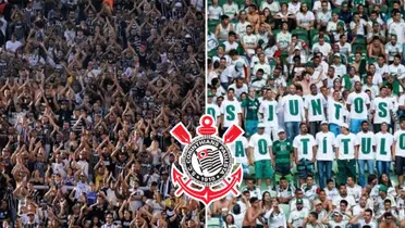 Torcidas de Corinthians e Palmeiras